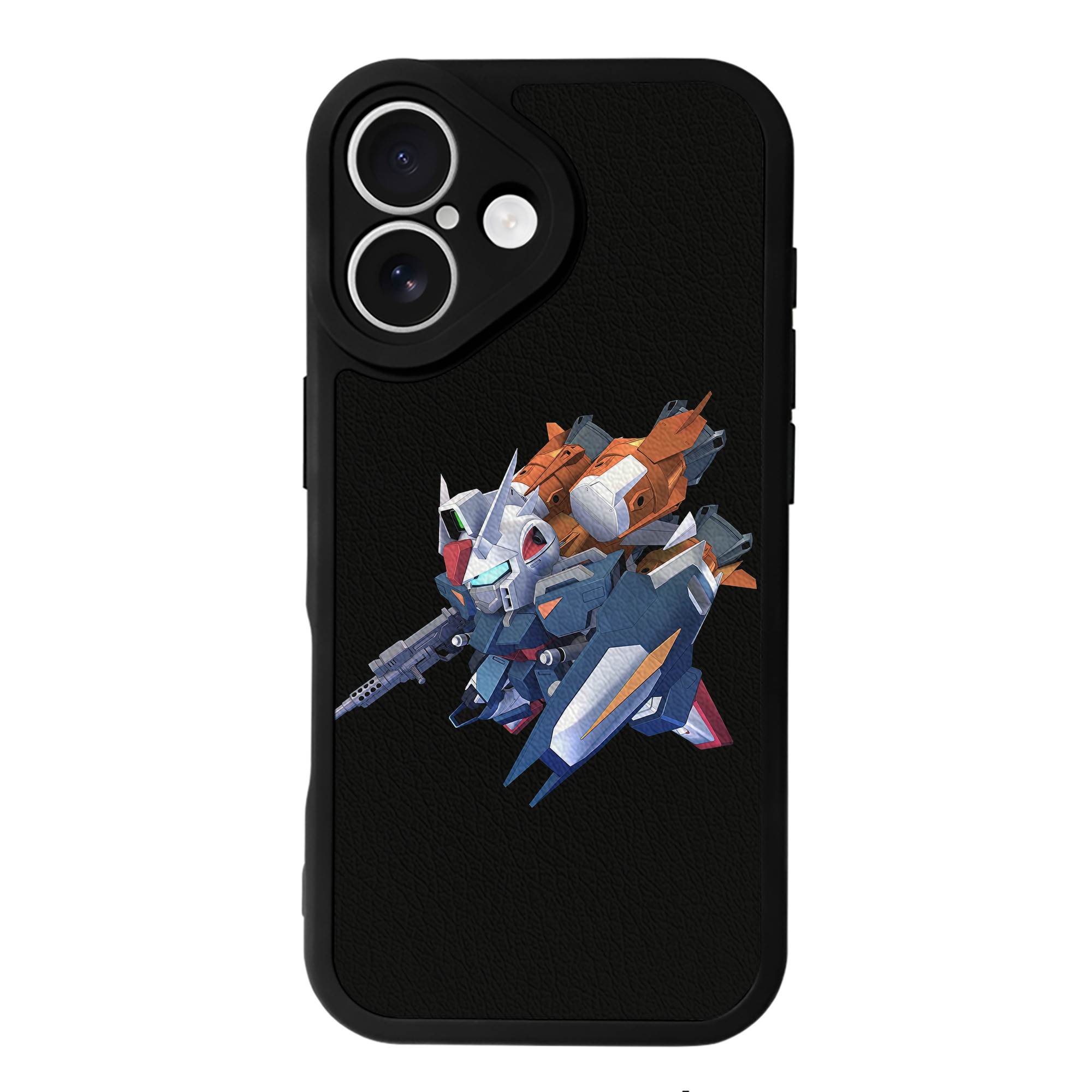 （画像用） 機動戦士ガンダム Mobile Suit Gundam 【iPhone 16シリーズ対応】シリコンスマホケース（レザー調） 材質：シリコン
